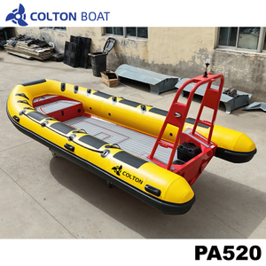 Barco infl&aacute;vel com costela chinesa de 17 p&eacute;s e barco infl&aacute;vel de casco r&iacute;gido para venda