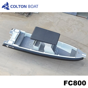 barco de alum&iacute;nio do refor&ccedil;o dos colares da espuma de 800cm produzido diretamente da f&aacute;brica